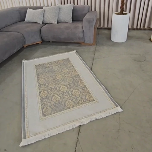 فرش کناره و راهرو هازان ترک درجه یک کرم طلایی (پس کرایه) فرش کناره و راهرو هازان ترک درجه یک کرم طلایی (پس کرایه) - Image 4