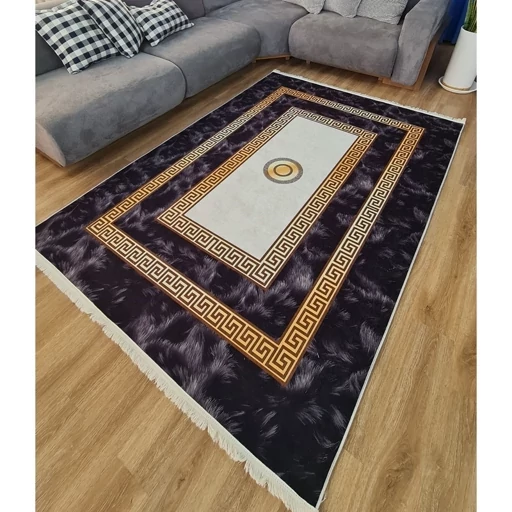 فرش ماشینی چاپی | فرشینه هازان ترک طرح مدرن ورساچه کد h254 (پس کرایه) فرش ماشینی چاپی | فرشینه هازان ترک طرح مدرن ورساچه کد h254 (پس کرایه)