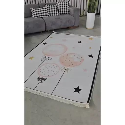 فرشینه کودک طرح ستاره و بادکنک هازان ترک کد h349 (پس کرایه) فرشینه کودک طرح ستاره و بادکنک هازان ترک کد h349 (پس کرایه)