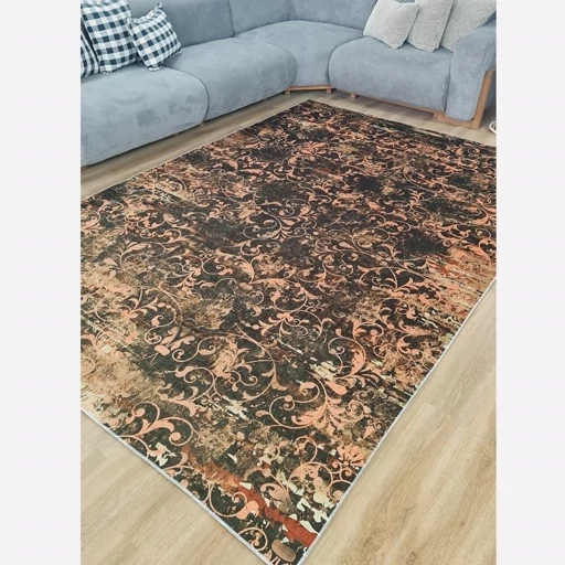 فرشینه مخمل مدرن افشان وینتیج (پس کرایه) فرشینه مخمل مدرن افشان وینتیج (پس کرایه) - Image 6