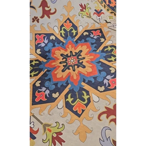 فرشینه سنتی سبز و لاکی هازان ترک کد O138(پس کرایه) فرشینه سنتی سبز و لاکی هازان ترک کد O138(پس کرایه) - Image 5