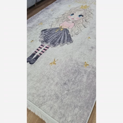 فرش کودک دخترانه مخمل تُرک ضد پرز و ضد حساسیت کد C127 (پس کرایه) فرش کودک دخترانه مخمل تُرک ضد پرز و ضد حساسیت کد C127 (پس کرایه) - Image 4