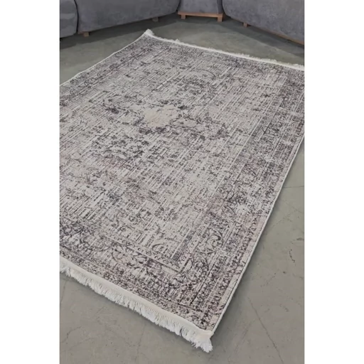 فرشینه هازان ترک وینتیج طوسی کد M229 (پس کرایه) فرشینه هازان ترک وینتیج طوسی کد M229 (پس کرایه) - Image 2