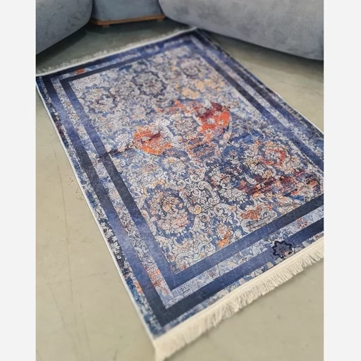 فرشینه هازان ترک آبی مدرن کدh395 (پس کرایه) فرشینه هازان ترک آبی مدرن کدh395 (پس کرایه) - Image 3