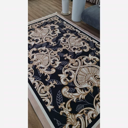 فرش ماشینی چاپی | فرشینه هازان ترک طرح کلاسیک لوکسینوM226 (پس کرایه) فرش ماشینی چاپی | فرشینه هازان ترک طرح کلاسیک لوکسینوM226 (پس کرایه) - Image 5