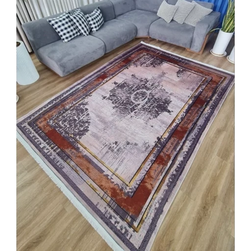فرش ماشینی چاپی | فرشینه هازان ترک وینتیج کد h394 (پس کرایه) فرش ماشینی چاپی | فرشینه هازان ترک وینتیج کد h394 (پس کرایه)
