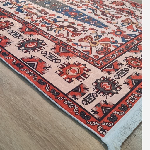 فرشینه مخمل طرح مدرن زیره کار استُپ دار u103 (پس کرایه) فرشینه مخمل طرح مدرن زیره کار استُپ دار u103 (پس کرایه) - Image 6