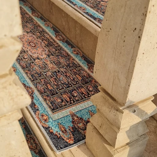 فرشینه مخمل هازان رو پله ای A 111 ابعاد 30 در 80 (پس کرایه) فرشینه مخمل هازان رو پله ای A 111 ابعاد 30 در 80 (پس کرایه)
