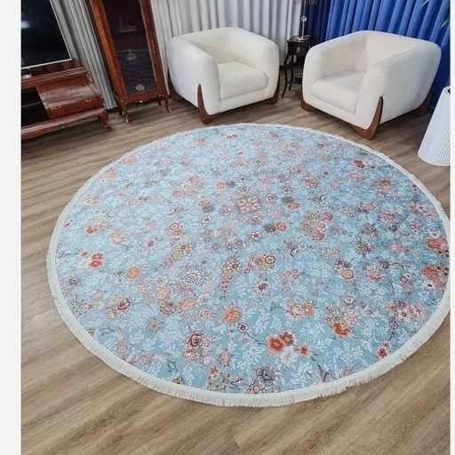 فرشینه مخمل تُرک مدل اگل های فشان سرخ آبی ( پس کرایه ) فرشینه مخمل تُرک مدل اگل های فشان سرخ آبی ( پس کرایه ) - Image 6