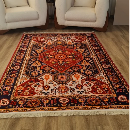 فرشینه سنتی، مخمل شانل کد O 126 (پس کرایه) فرشینه سنتی، مخمل شانل کد O 126 (پس کرایه) - Image 2
