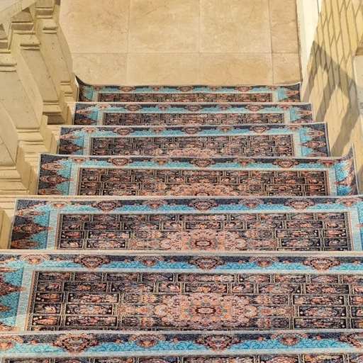 فرشینه مخمل هازان رو پله ای A 111 ابعاد 30 در 80 (پس کرایه) فرشینه مخمل هازان رو پله ای A 111 ابعاد 30 در 80 (پس کرایه) - Image 2