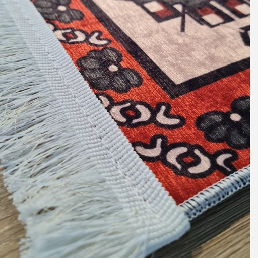 فرشینه مخمل طرح مدرن زیره کار استُپ دار u103 (پس کرایه) فرشینه مخمل طرح مدرن زیره کار استُپ دار u103 (پس کرایه) - Image 5