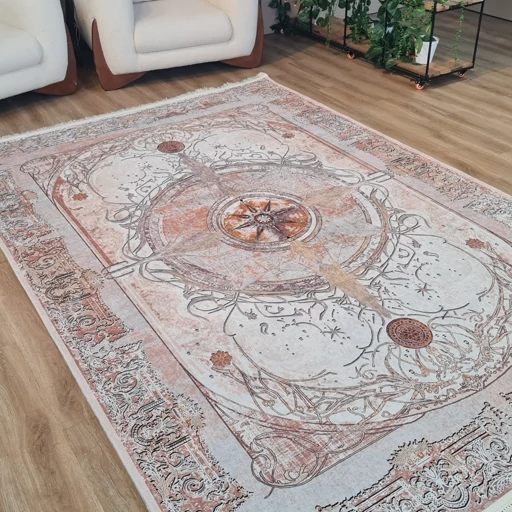 فرشینه مخمل هازان طرح قطب نما L501 (پس کرایه) فرشینه مخمل هازان طرح قطب نما L501 (پس کرایه) - Image 5