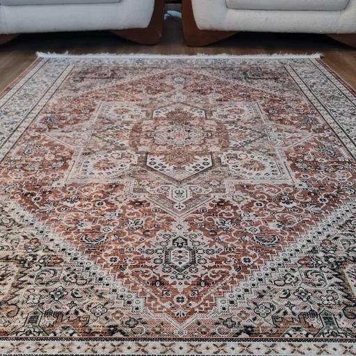 فرشینه مخمل کیفیت گوشتی A+ کویر تذهیب U540(پس کرایه) فرشینه مخمل کیفیت گوشتی A+ کویر تذهیب U540(پس کرایه) - تصویر 3