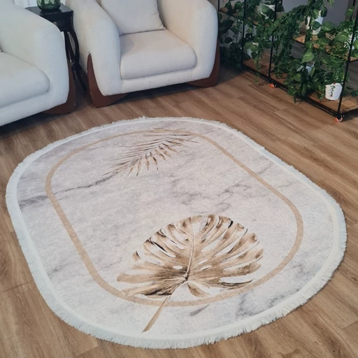 فرشینه مخمل بیضی کیفیت گوشتی A+ طرح چچلاس b14(پس کرایه) فرشینه مخمل بیضی کیفیت گوشتی A+ طرح چچلاس b14(پس کرایه) - Image 4
