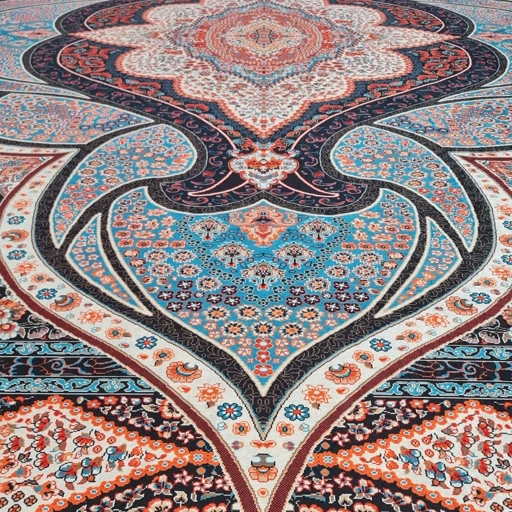 فرشینه مخمل هازان کیفیت گوشتی A+ طرح ترمه A107 (پس کرایه) فرشینه مخمل هازان کیفیت گوشتی A+ طرح ترمه A107 (پس کرایه) - Image 3
