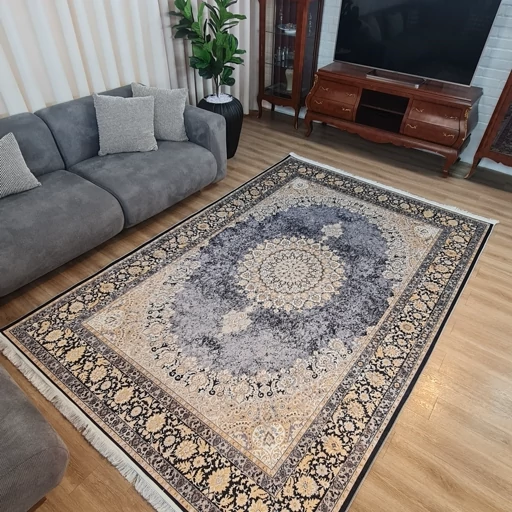 فرشینه مخمل هازان طرح ترند شاهان u60(پس کرایه) فرشینه مخمل هازان طرح ترند شاهان u60(پس کرایه) - Image 4