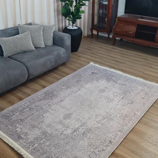 فرش چاپی فرشینه برند قالیوا مخمل هازان طرح طوسی سنگی L171(پس کرایه) فرش چاپی فرشینه برند قالیوا مخمل هازان طرح طوسی سنگی L171(پس کرایه)
