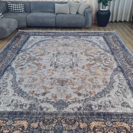 فرشینه مخمل هازان طرح حبیب فیلی سرمه ای u48(پس کرایه) فرشینه مخمل هازان طرح حبیب فیلی سرمه ای u48(پس کرایه)