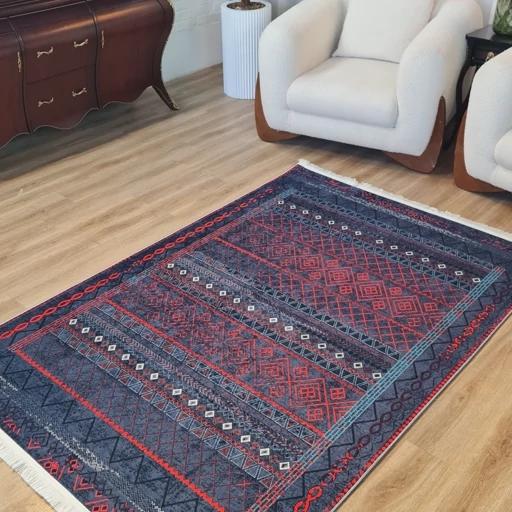 فرشینه مخمل کیفیت هایژنیک گوشتی A+ طرح سنتی بلک لایت L272 (پس کرایه) فرشینه مخمل کیفیت هایژنیک گوشتی A+ طرح سنتی بلک لایت L272 (پس کرایه)