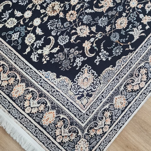 فرشینه مخمل هازان طرح سرمه طلا u63(پس کرایه) فرشینه مخمل هازان طرح سرمه طلا u63(پس کرایه) - Image 2