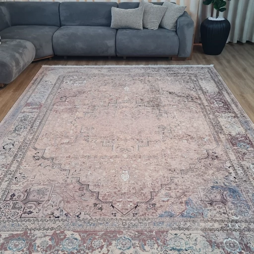 فرشینه وینتیج کهنه نما زمینه روشن L140(پس کرایه) فرشینه وینتیج کهنه نما زمینه روشن L140(پس کرایه)