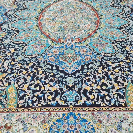 فرشینه مخمل هازان طرح آینه مینا اصفهان A105(پس کرایه) فرشینه مخمل هازان طرح آینه مینا اصفهان A105(پس کرایه) - Image 5