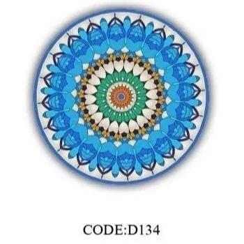 فرشینه قالیوا گرد مخمل ترک کد D134(پس کرایه) فرشینه قالیوا گرد مخمل ترک کد D134(پس کرایه)