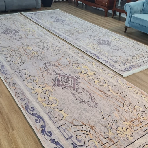 فرشینه مخمل هازان طرح سلطان L321(پس کرایه) فرشینه مخمل هازان طرح سلطان L321(پس کرایه) - Image 2