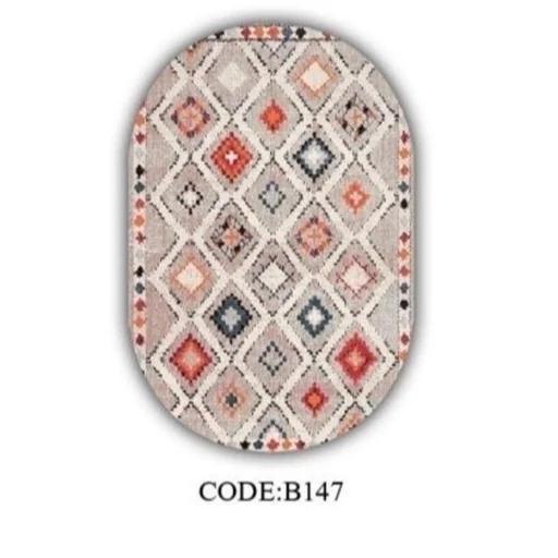 فرشینه قالیوا بیضی مخمل ترک کدb147 (پس کرایه) فرشینه قالیوا بیضی مخمل ترک کدb147 (پس کرایه)