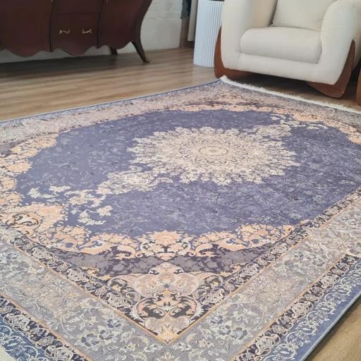 فرش چاپی فرشینه برند قالیوا مخمل هازان طرح زرین گلد L375(پس کرایه) فرش چاپی فرشینه برند قالیوا مخمل هازان طرح زرین گلد L375(پس کرایه)