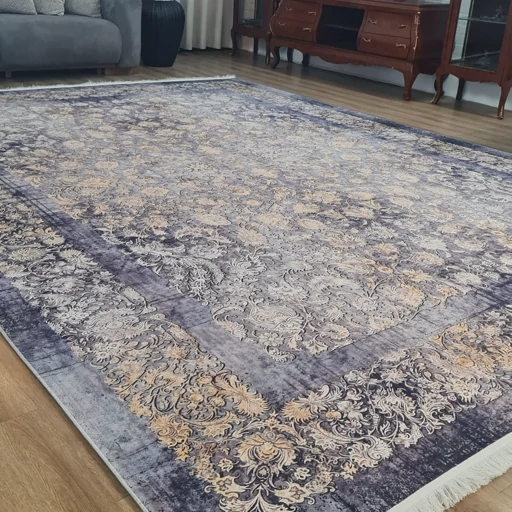 فرشینه مخمل هازان طرح سارینا u58 (پس کرایه) فرشینه مخمل هازان طرح سارینا u58 (پس کرایه) - Image 2