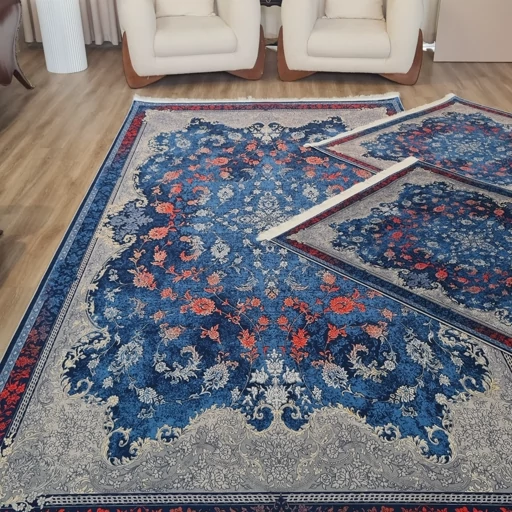 فرشینه مخمل هازان طرح زحل L508(پس کرایه) فرشینه مخمل هازان طرح زحل L508(پس کرایه) - Image 4