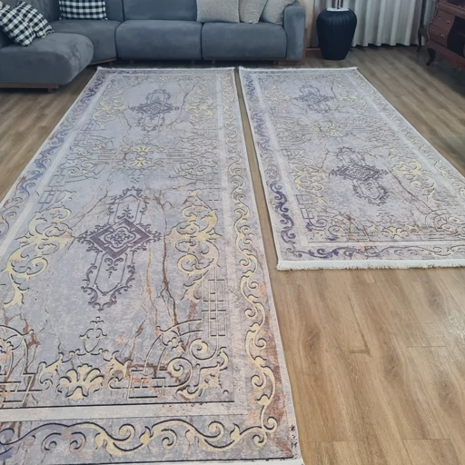 فرشینه مخمل هازان طرح سلطان L321(پس کرایه) فرشینه مخمل هازان طرح سلطان L321(پس کرایه) - Image 4