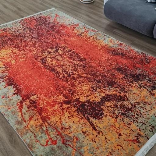 فرشینه مخمل هازان ترک طرح آبرنگ پاییزی u458(پس کرایه) فرشینه مخمل هازان ترک طرح آبرنگ پاییزی u458(پس کرایه)