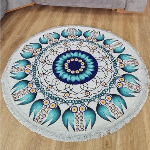 فرش چاپی هازان ترک دایره 150 در 150 مدرن D135 (پس کرایه) فرش چاپی هازان ترک دایره 150 در 150 مدرن D135 (پس کرایه)
