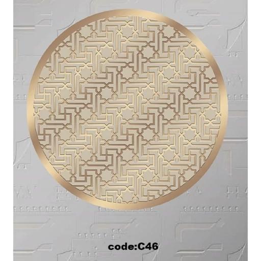 فرش چاپی هازان ترک دایره کدC46 (پس کرایه) فرش چاپی هازان ترک دایره کدC46 (پس کرایه)