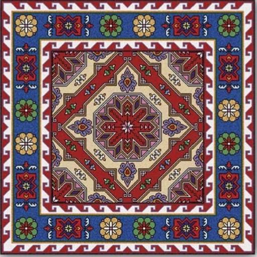 فرش چاپی مربع طرح سنتی مخمل هازان ترک درجه یک (پس کرایه) فرش چاپی مربع طرح سنتی مخمل هازان ترک درجه یک (پس کرایه)