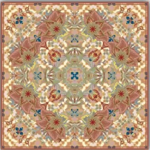 فرش چاپی مربع سنتی مخمل هازان ترک درجه یک (پس کرایه) فرش چاپی مربع سنتی مخمل هازان ترک درجه یک (پس کرایه)