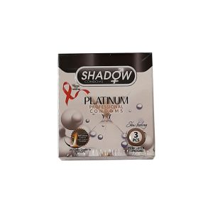 کاندوم شادو مدل platinum بسته 3 عددی